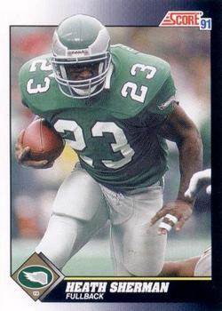 Heath Sherman Philadelphia Eagles 1991 Score NFL #498